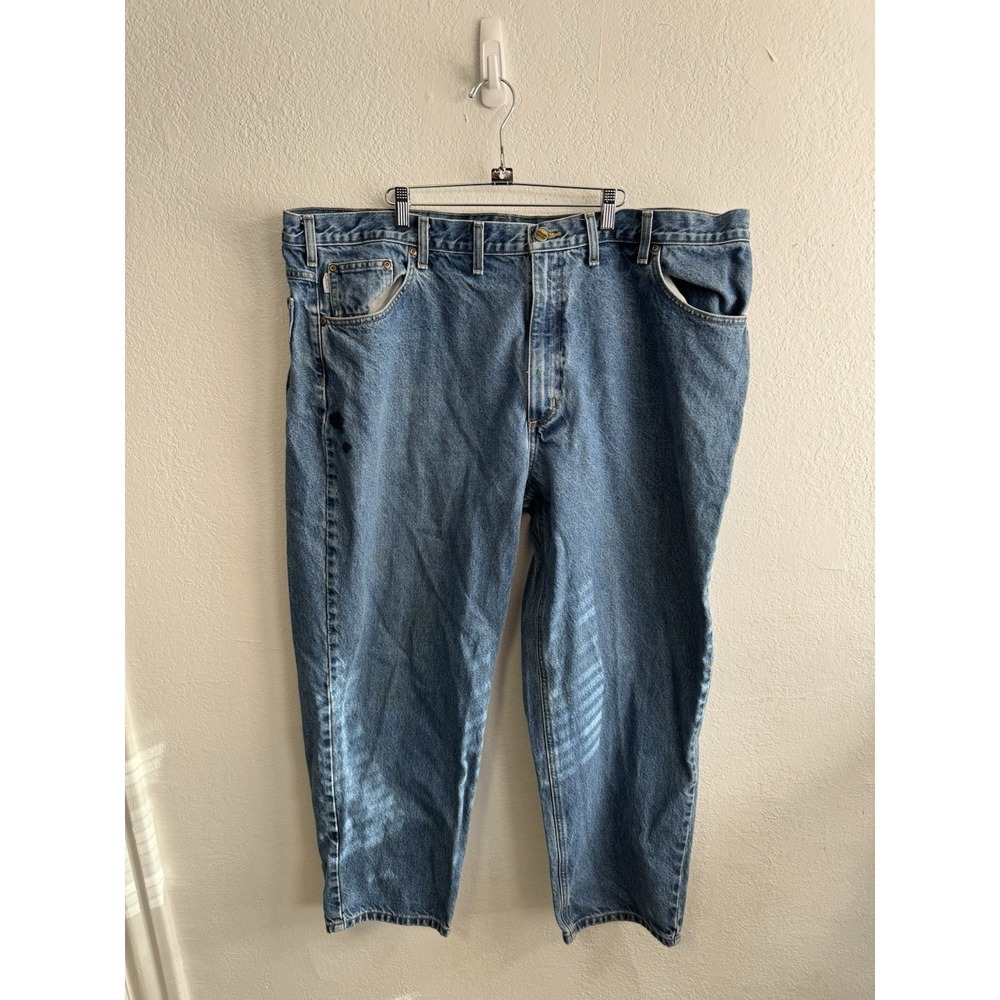 Carhartt‎ Relaxed Fit Denim Jeans Mens 48x30 Blue